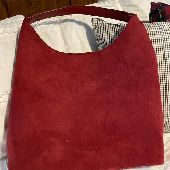 Slouchy hobo suede handbag - Picture 6 of 12